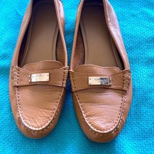 Coach tan leather Drivers
